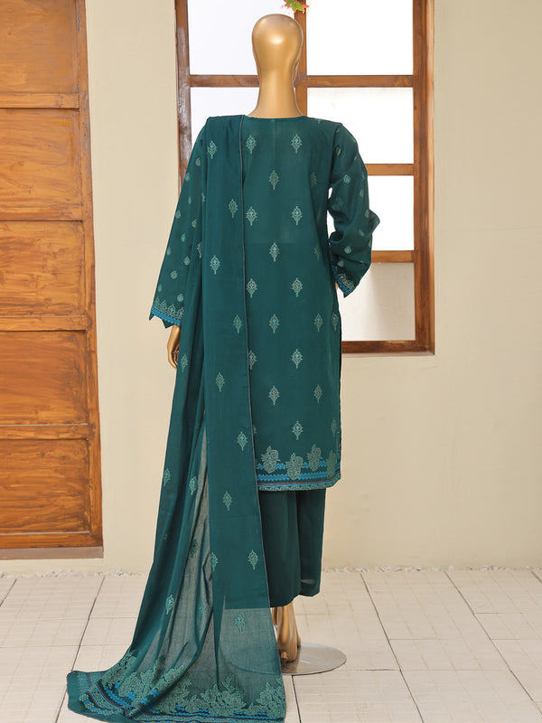 Afsanay By MTF Dyed Jacquard Heavy Embroidered Baroshia Cotton Collection | Unstitched Suit D01