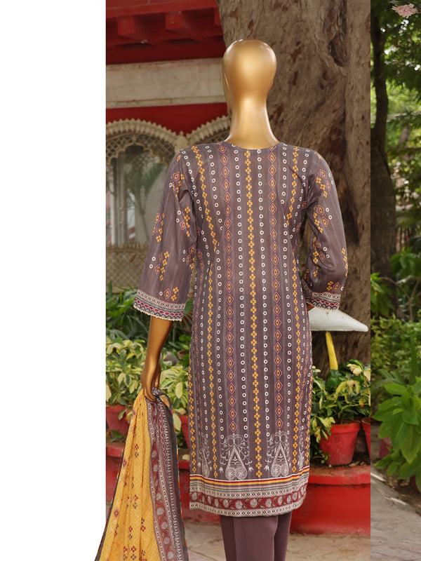 Amira Vol-2 By MTF Digital Printed Embroidered Lawn | Unstitched Suit D01