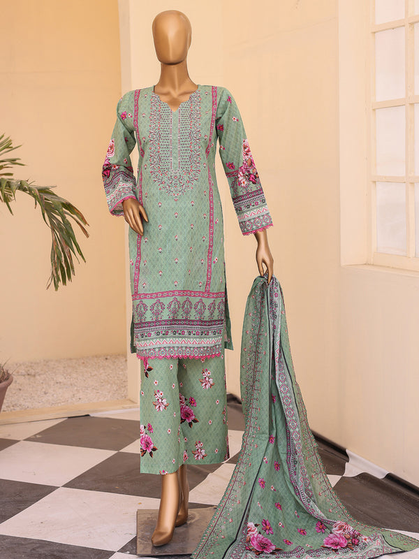 Karizma By MTF Digital Printed Doria Lawn Embroidered | Unstitched Suit D01