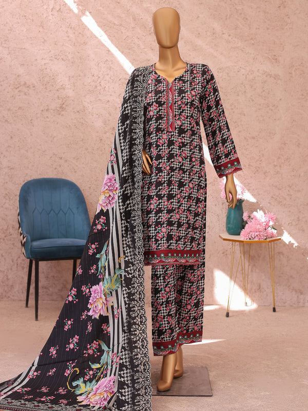 Mausam By MTF Digital Printed Lilen | Unstitched Suit D01