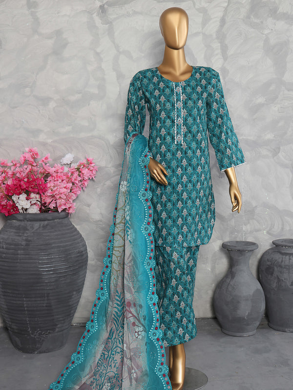 Shaili By MTF Digital Printed Cotton Collection | Unstitched Suit D02