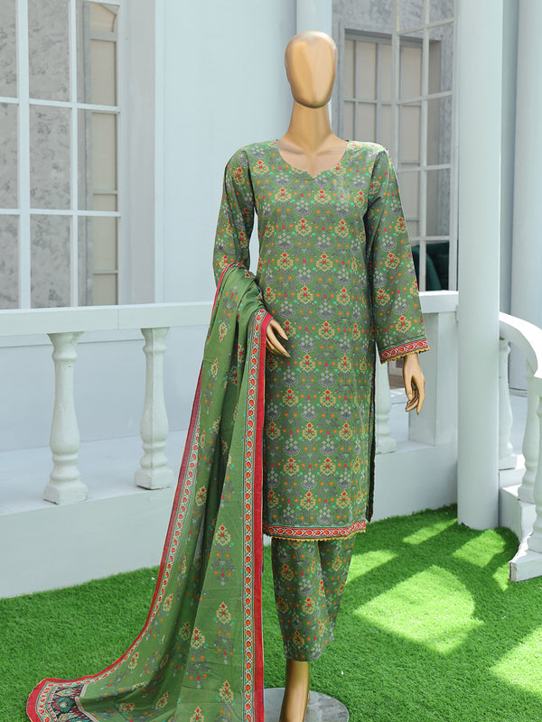 Rukhsar By MTF Digital Printed Cambric Collection | Unstitched Suit D02
