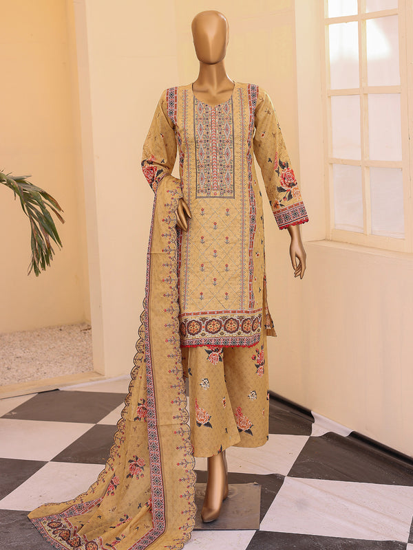 Karizma By MTF Digital Printed Doria Lawn Embroidered | Unstitched Suit D02