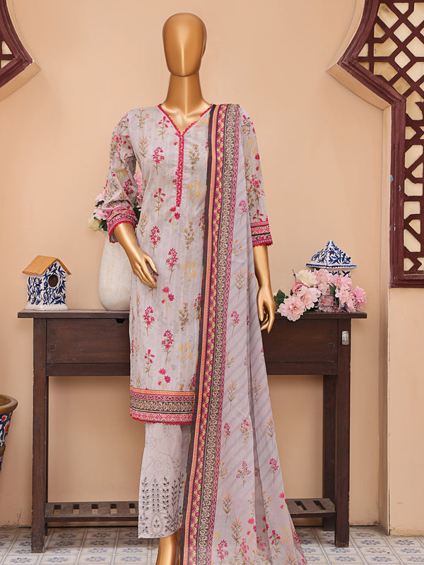 Zeenat By MTF Digital Printed Bana Dora Lawn | Unstitched Suit D02