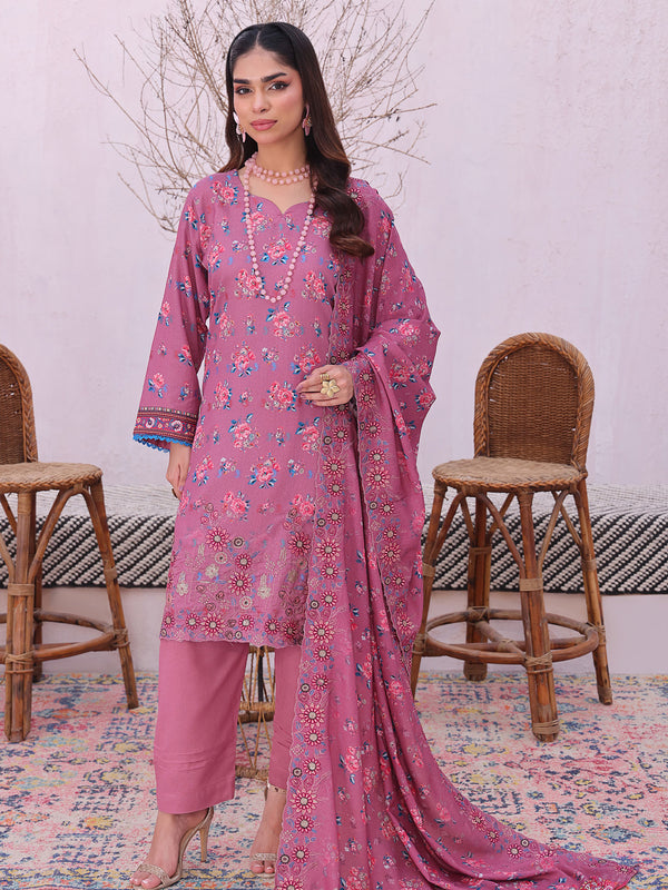 Pehar By MTF Digital Printed Embroidered Jacquard Karandi Collection | Unstitched Suit D02