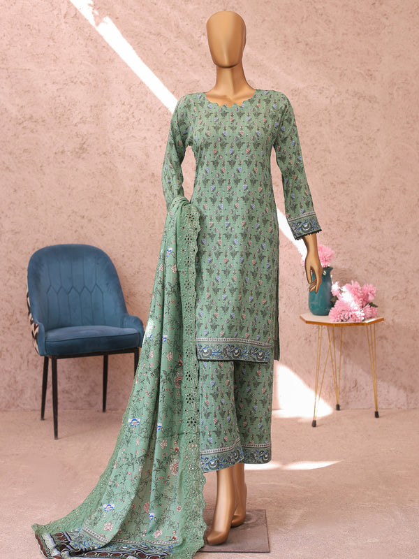 Mausam By MTF Digital Printed Lilen | Unstitched Suit D03