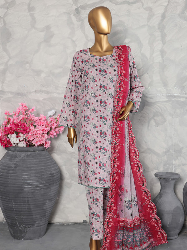 Shaili By MTF Digital Printed Cotton Collection | Unstitched Suit D03