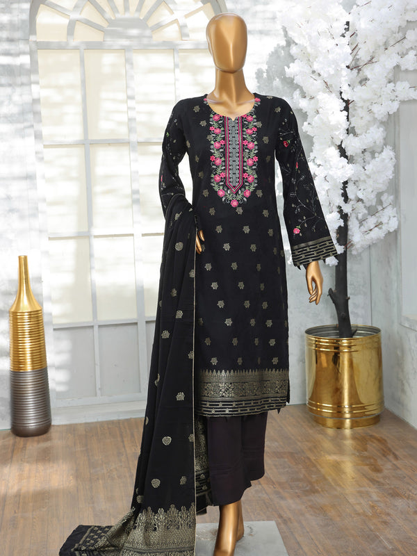 Muskan v2 By MTF Dyed Embroidered Jacquard Lawn Collection | Unstitched Suit D03