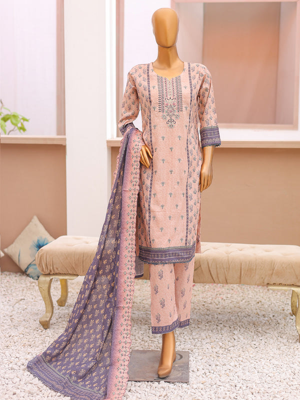 Sunehri By Ruqayyahs Digital Printed LAWN Embroidered | Unstitched Suit D03