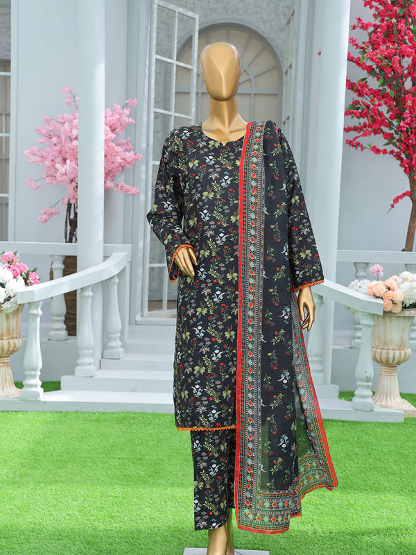 Rukhsar By MTF Digital Printed Cambric Collection | Unstitched Suit D04