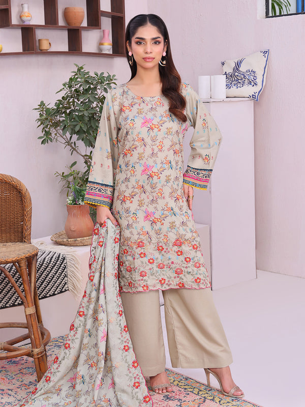 Pehar By MTF Digital Printed Embroidered Jacquard Karandi Collection | Unstitched Suit D06