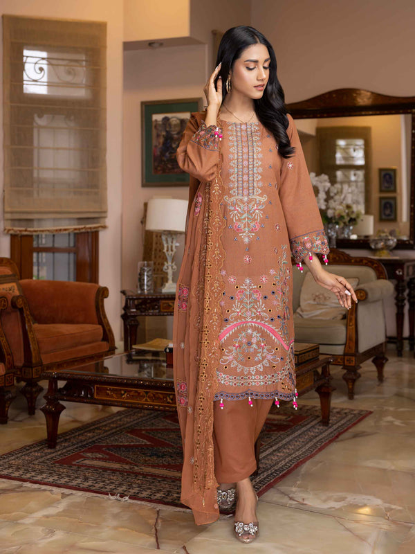 Rang-e-Bahar By MTF Embroidered Fancy Lawn 03 Pcs Unstitched Suit D02