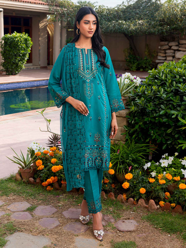 Rang-e-Bahar By MTF Embroidered Fancy Lawn 03 Pcs Unstitched Suit D04
