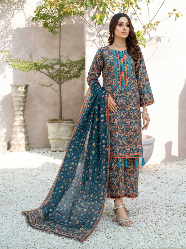 Winter Is Here By MTF Khaddar 03 Pcs Unstitched Suit D05 - Winter Collection
