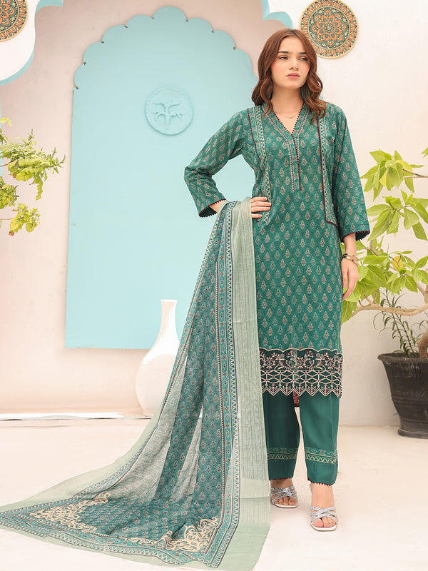 SUI DHAGA VOL 2 By MTF Digital Printed Embroidered Minakari Lawn 03 Pcs Unstitched Suit D06